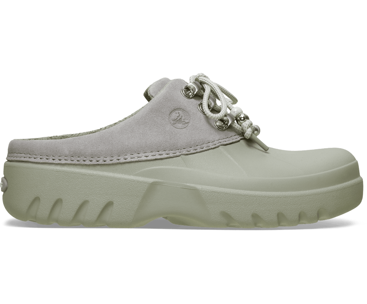 Crocs Women's Axle Suede Mule - Elephant