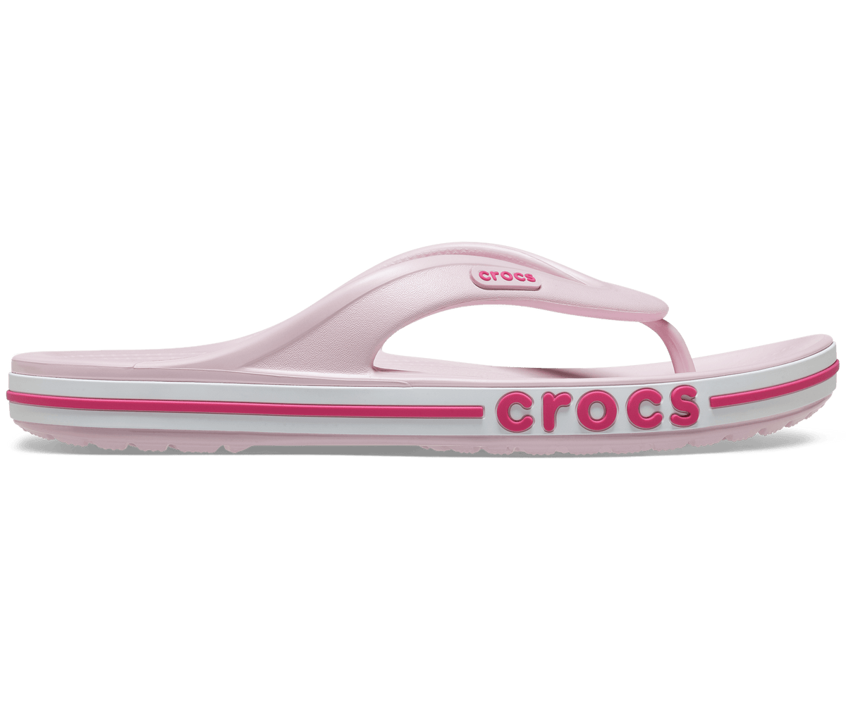 Crocs Women's Bayaband Flip - Ballerina Pink / Candy Pink