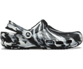 Crocs Women's Bistro Marbled Work Clog - Black / White
