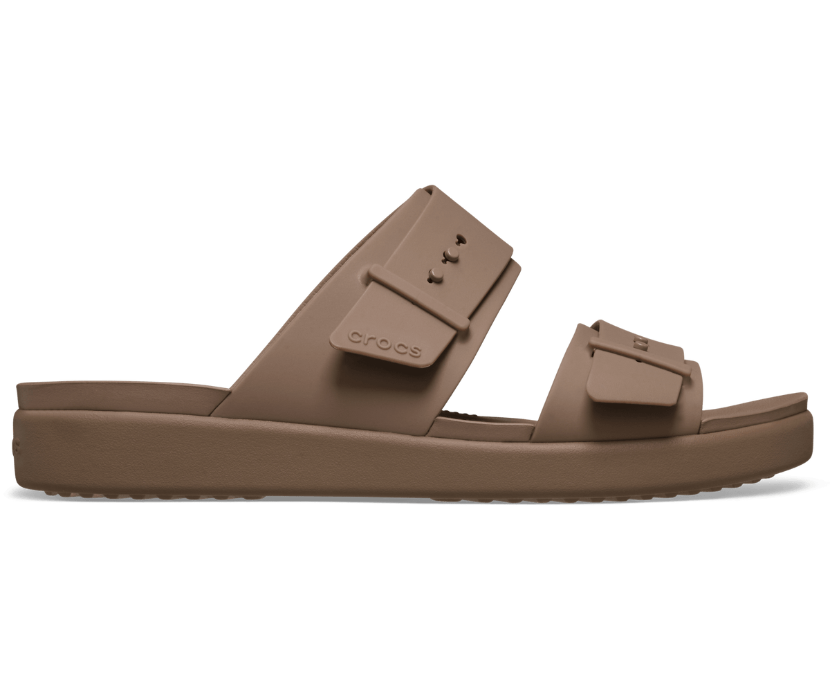 Crocs Women's Brooklyn Buckle Low Low - Latte