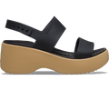 Crocs Women's Brooklyn Sky Sandal - Black/Cashew