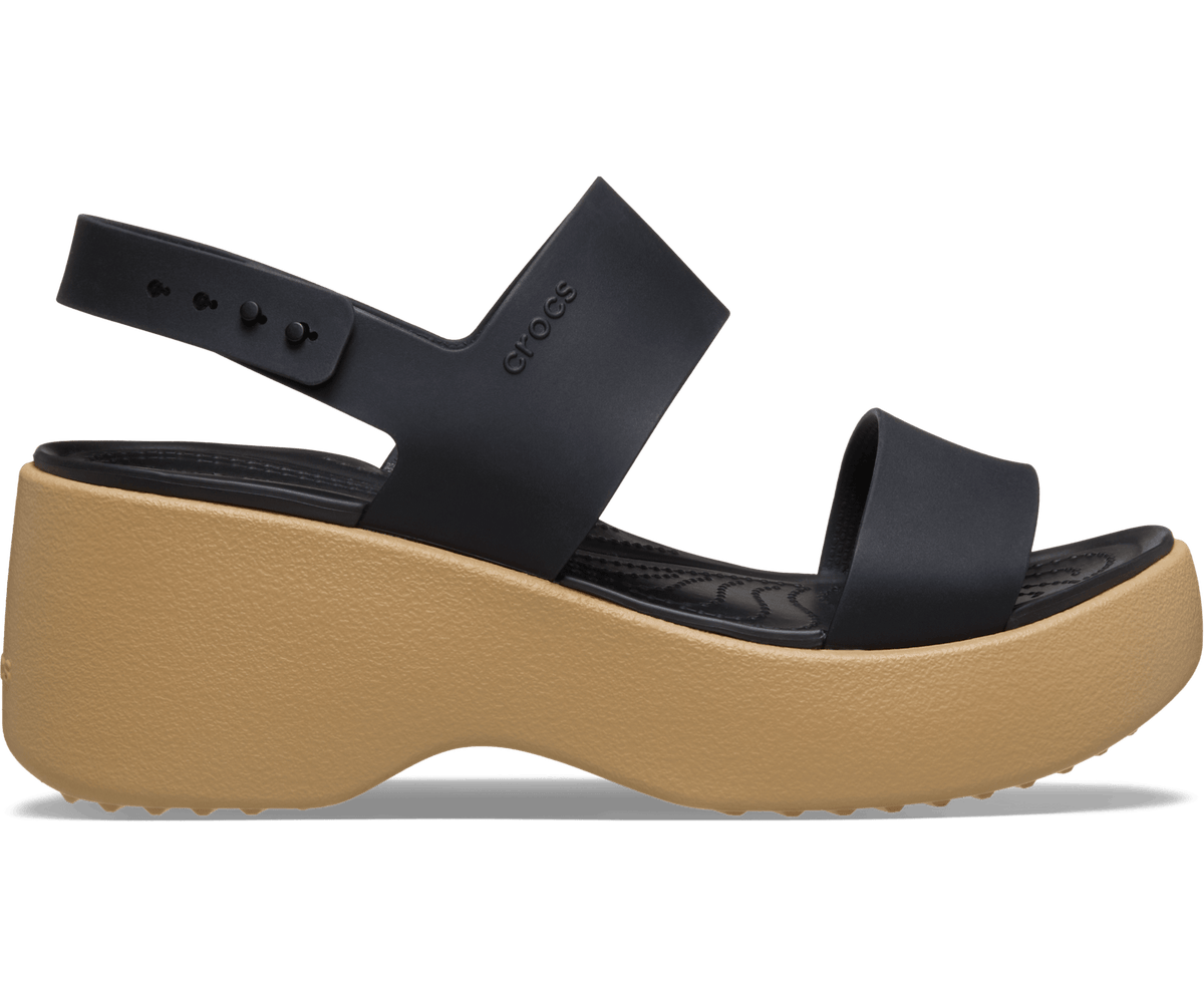Crocs Women's Brooklyn Sky Sandal - Black/Cashew