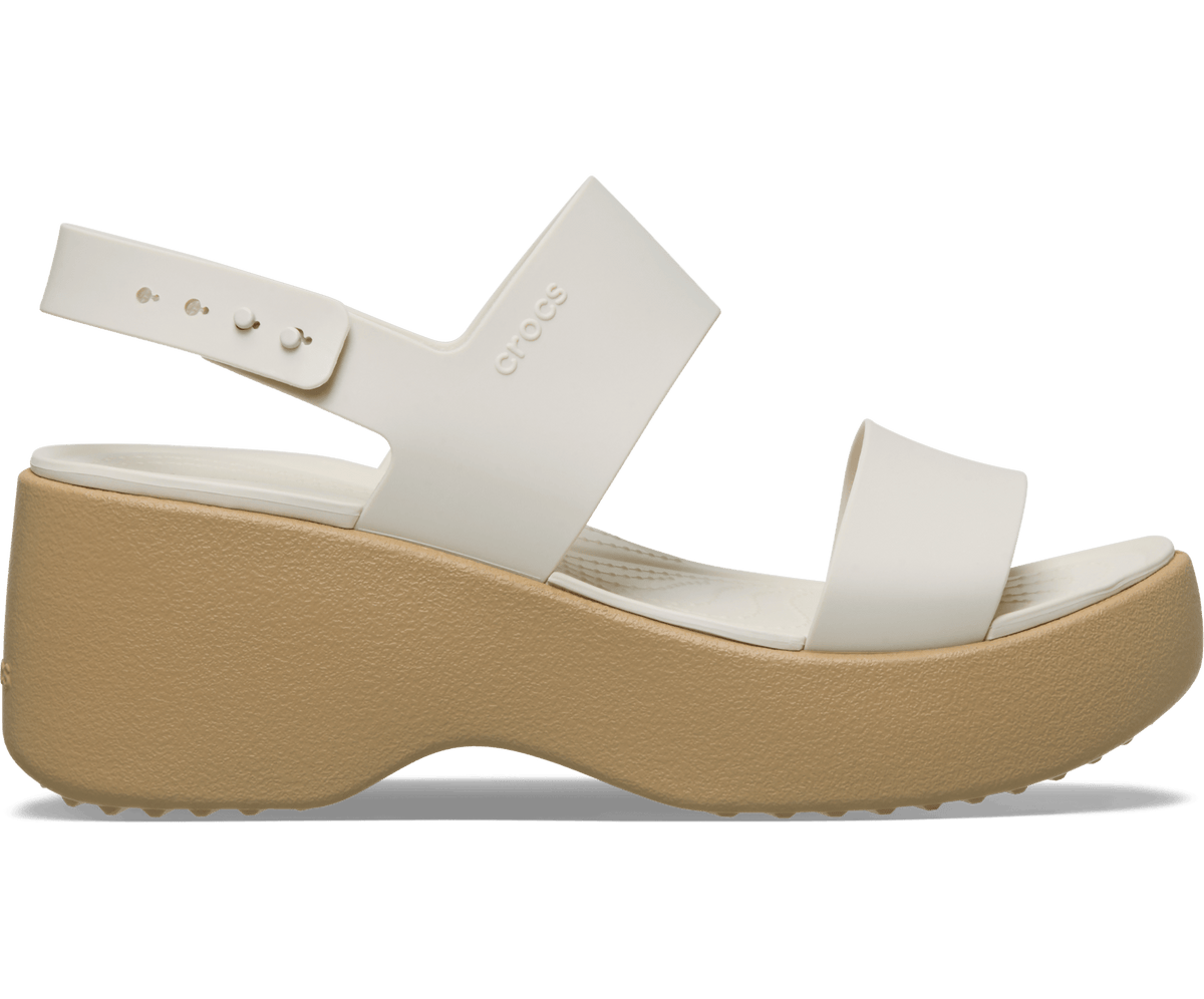Crocs Women's Brooklyn Sky Sandal - Frappé/Cashew