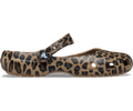 Crocs Women's Classic Animal Ballet - Sepia/Leopard