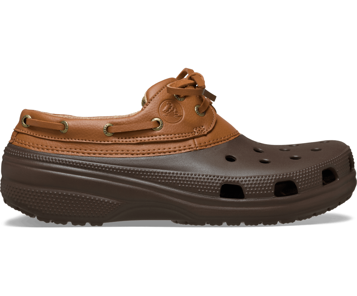 Crocs Men's Classic Boat Shoe - Coffee / Cognac