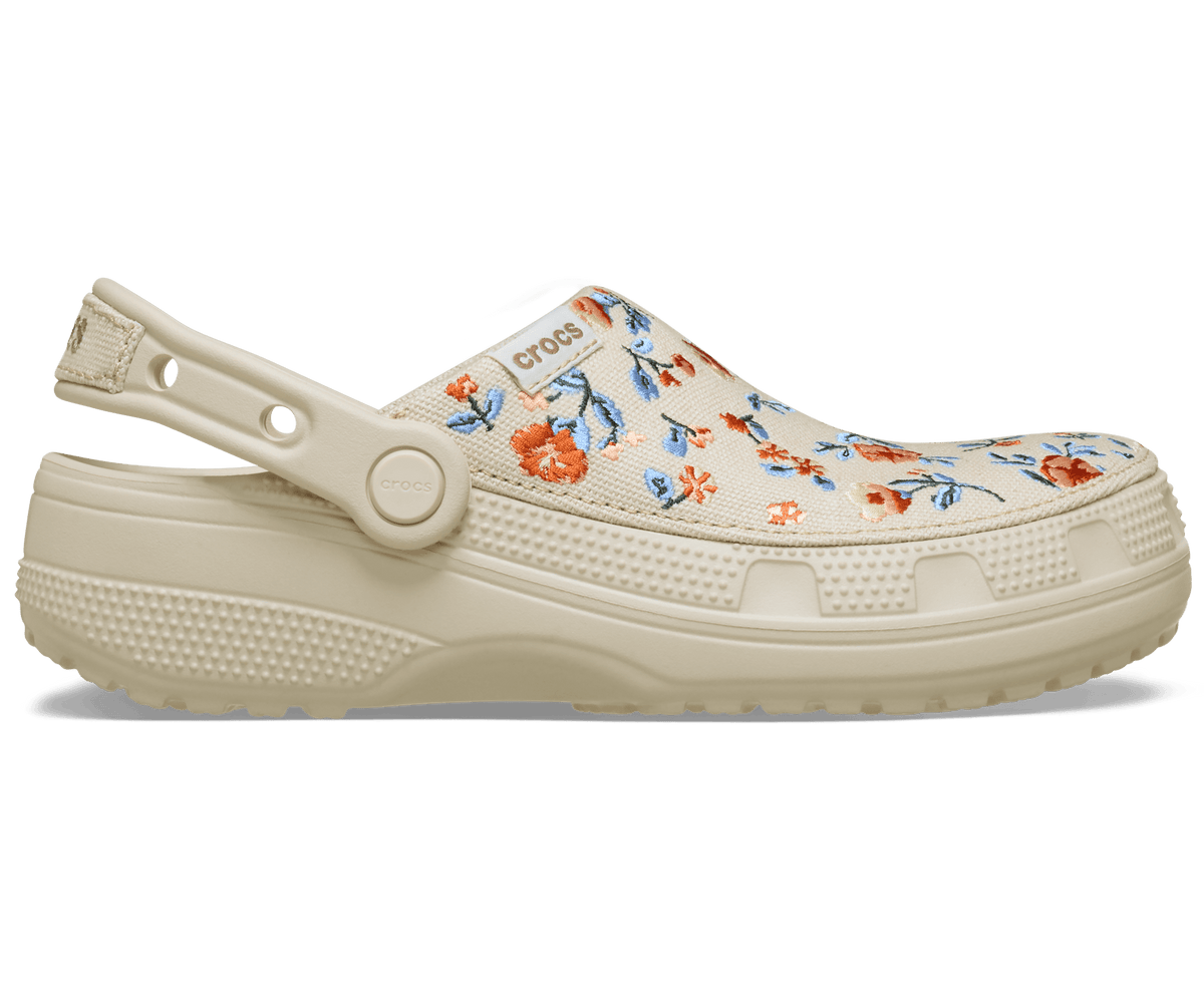Crocs Men's Classic Crafted Floral Clog - Frappé