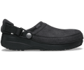 Crocs Men's Classic Crafted Vegan Suede Clog - Black