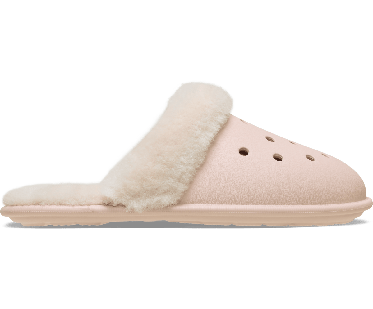 Crocs Men's Classic Fuzz Scuff - Quartz
