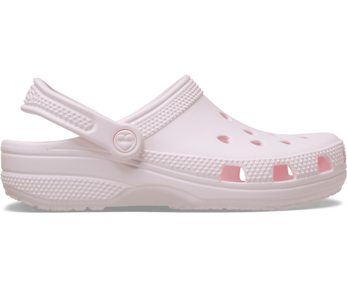 Crocs Men's Classic Hearts Cut Out Clog - Bubble Ice