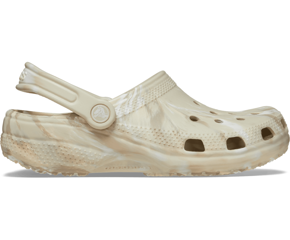 Crocs Women's Classic Marbled Clog - Bone / Multi