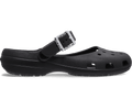 Crocs Women's Classic Metallic Buckle Ballet - Black / Silver