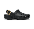 Crocs Men's Classic Metallic Buckle Clog - Black