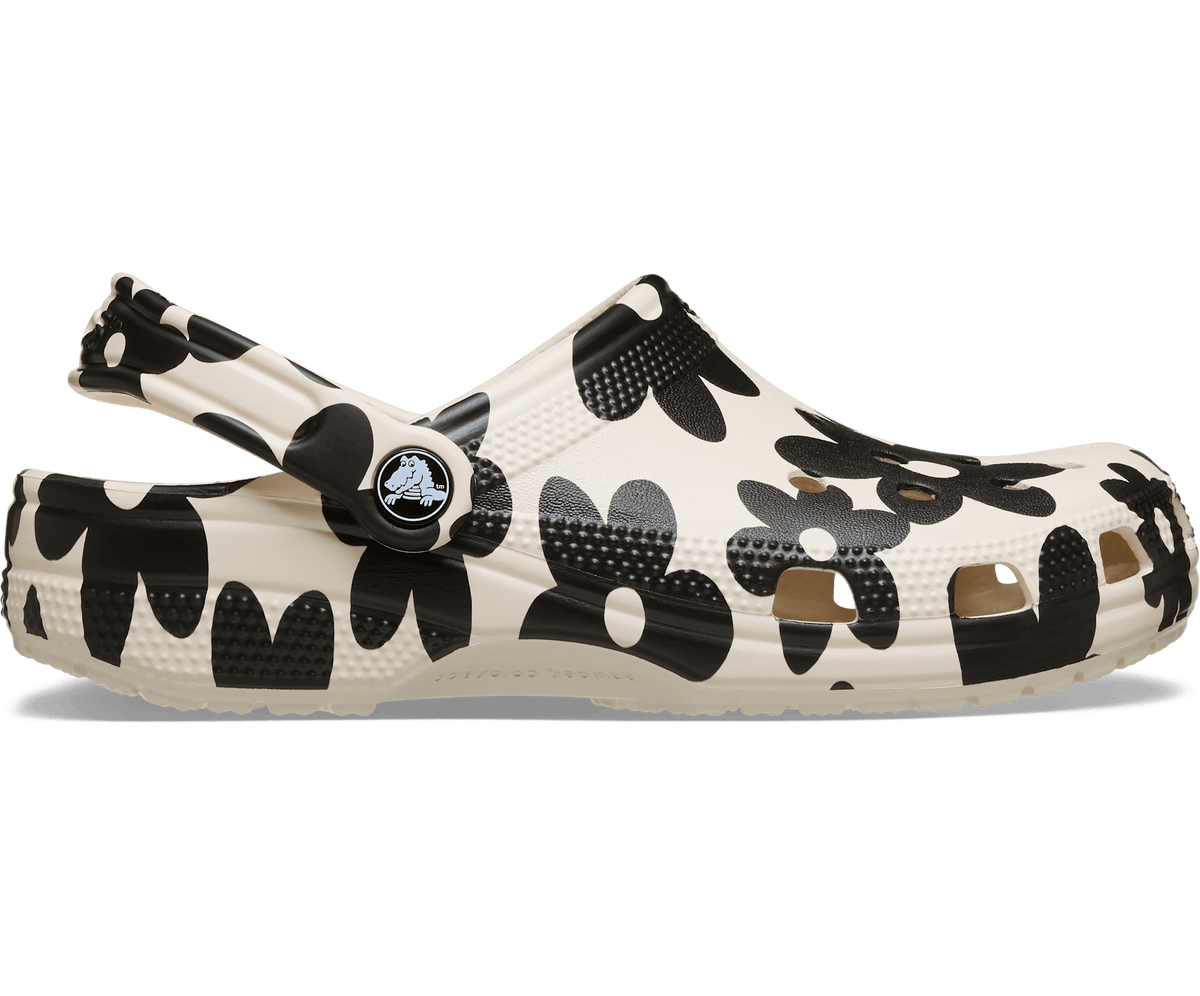 Crocs Women's Classic Pop Petals Clog - Summit White/Multi