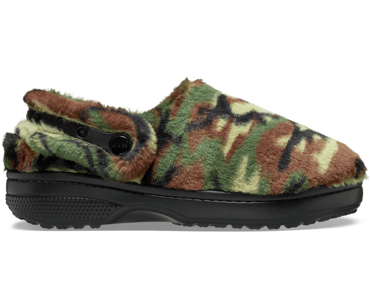 Crocs Men's Classic Unfurgettable Camo Clog - Army Green / Multi