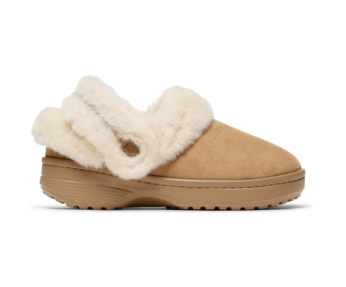 Crocs Men's Classic Unfurgettable Vegan Suede Clog - Sepia