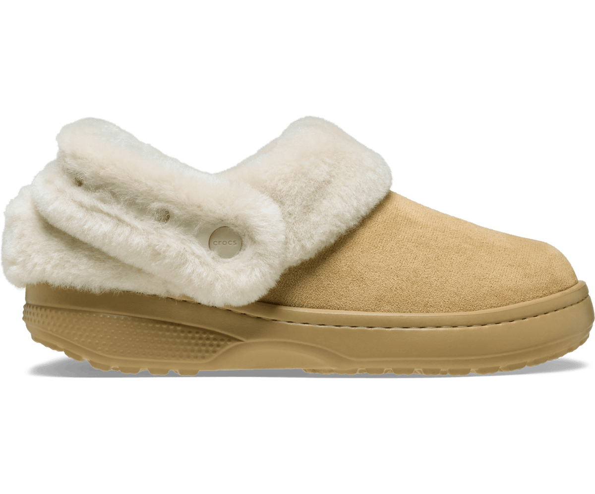 Crocs Men's Classic Unfurgettable Vegan Suede Clog - Tan