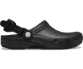 Crocs Men's Classic Work Graphic Clog - Black Glitter