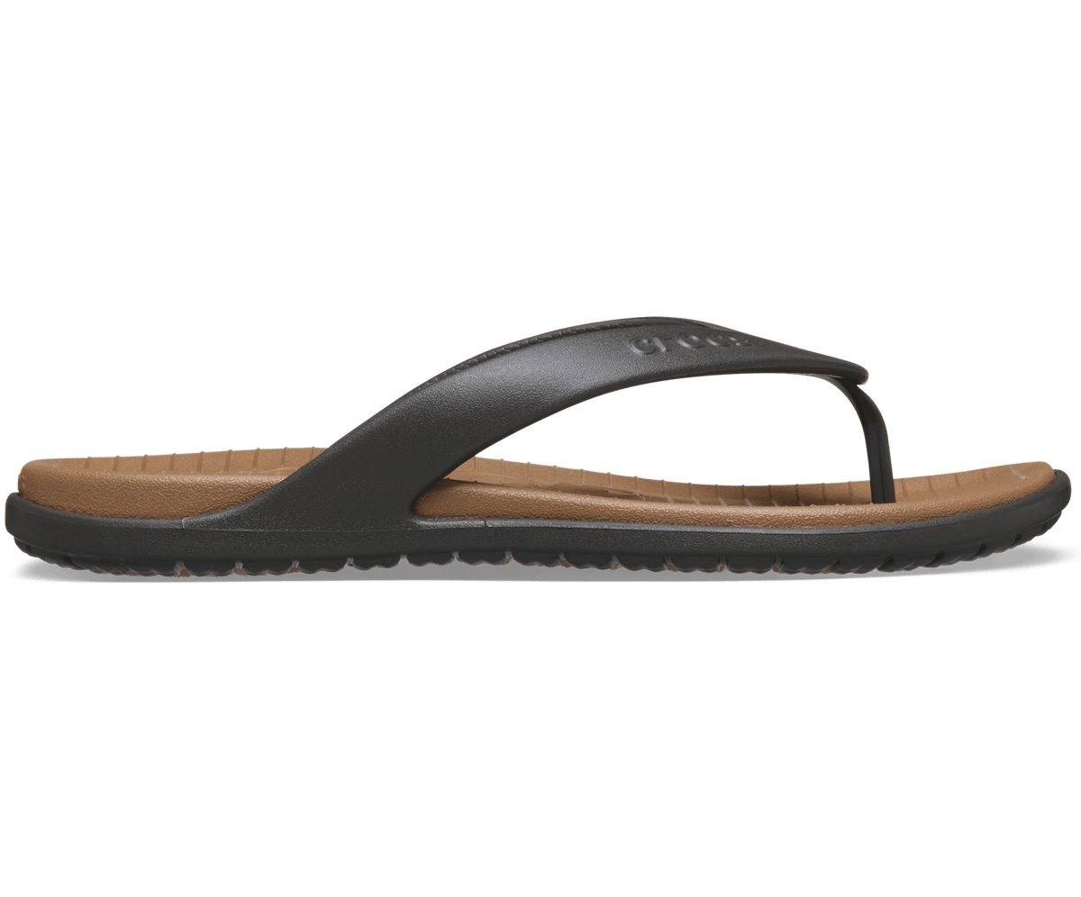 Crocs Men's Coast Flip - Sepia/Dark Cocoa