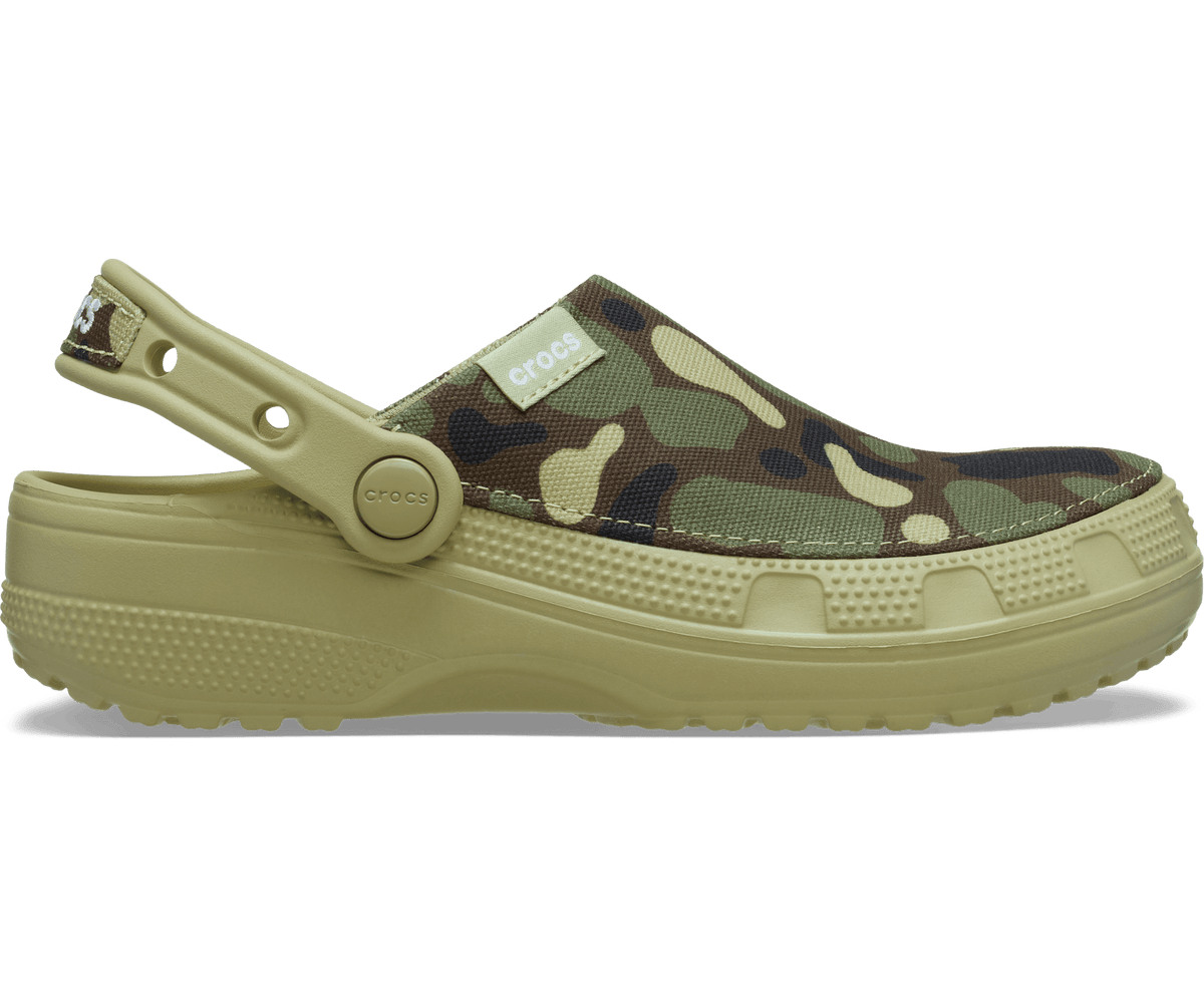 Crocs Women's Crafted Camo Clog - Tac Green