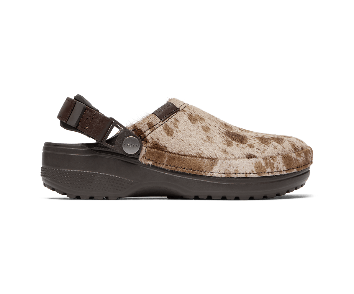 Crocs Men's Crafted Pony Hair Clog - Espresso