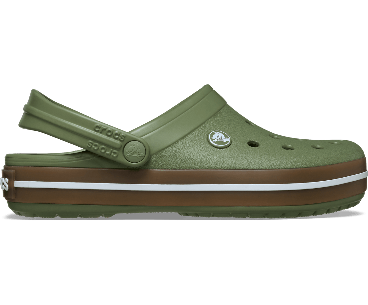Crocs Men's Crocband Gum Clog - Cargo