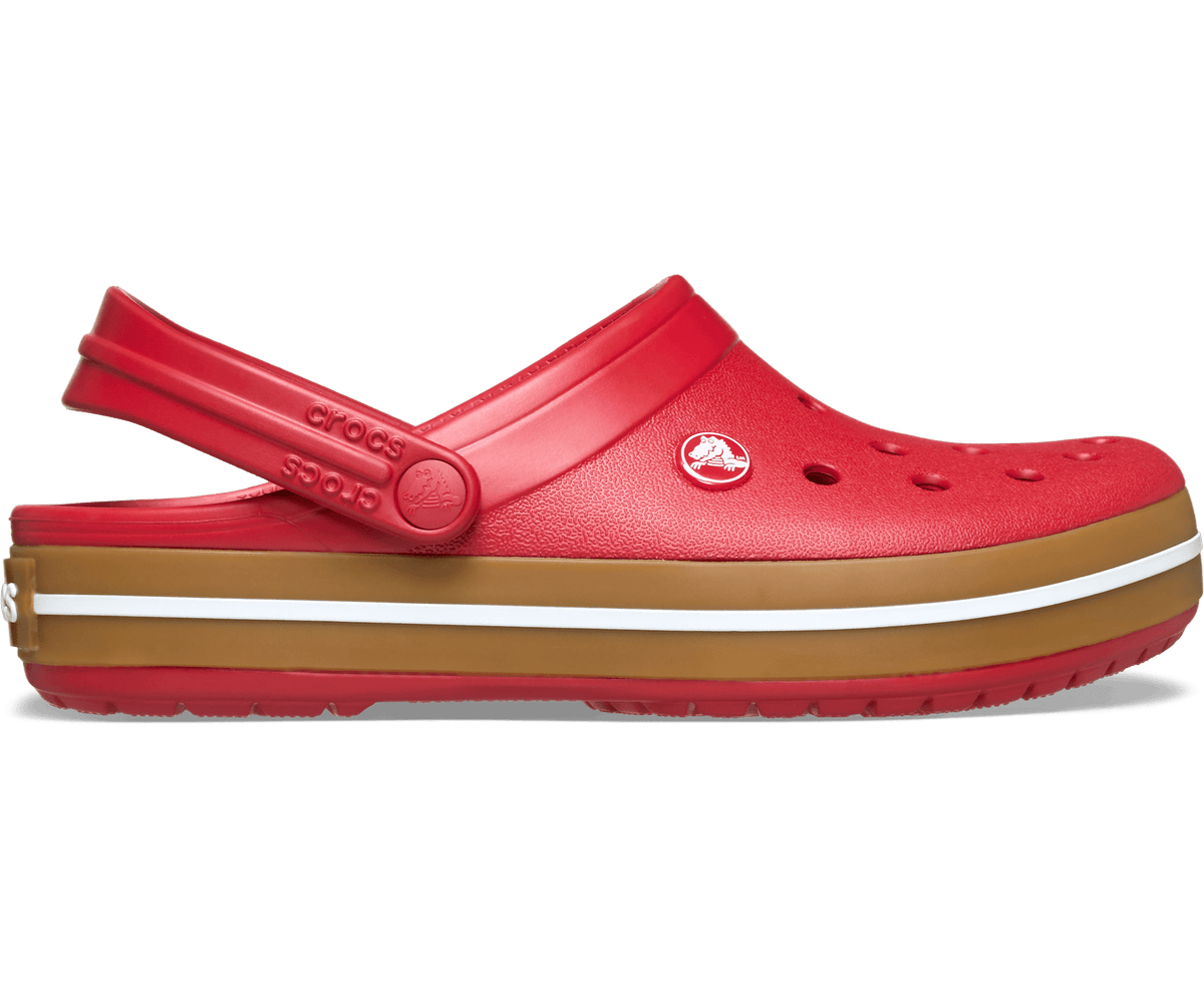 Crocs Men's Crocband Gum Clog - Court Red