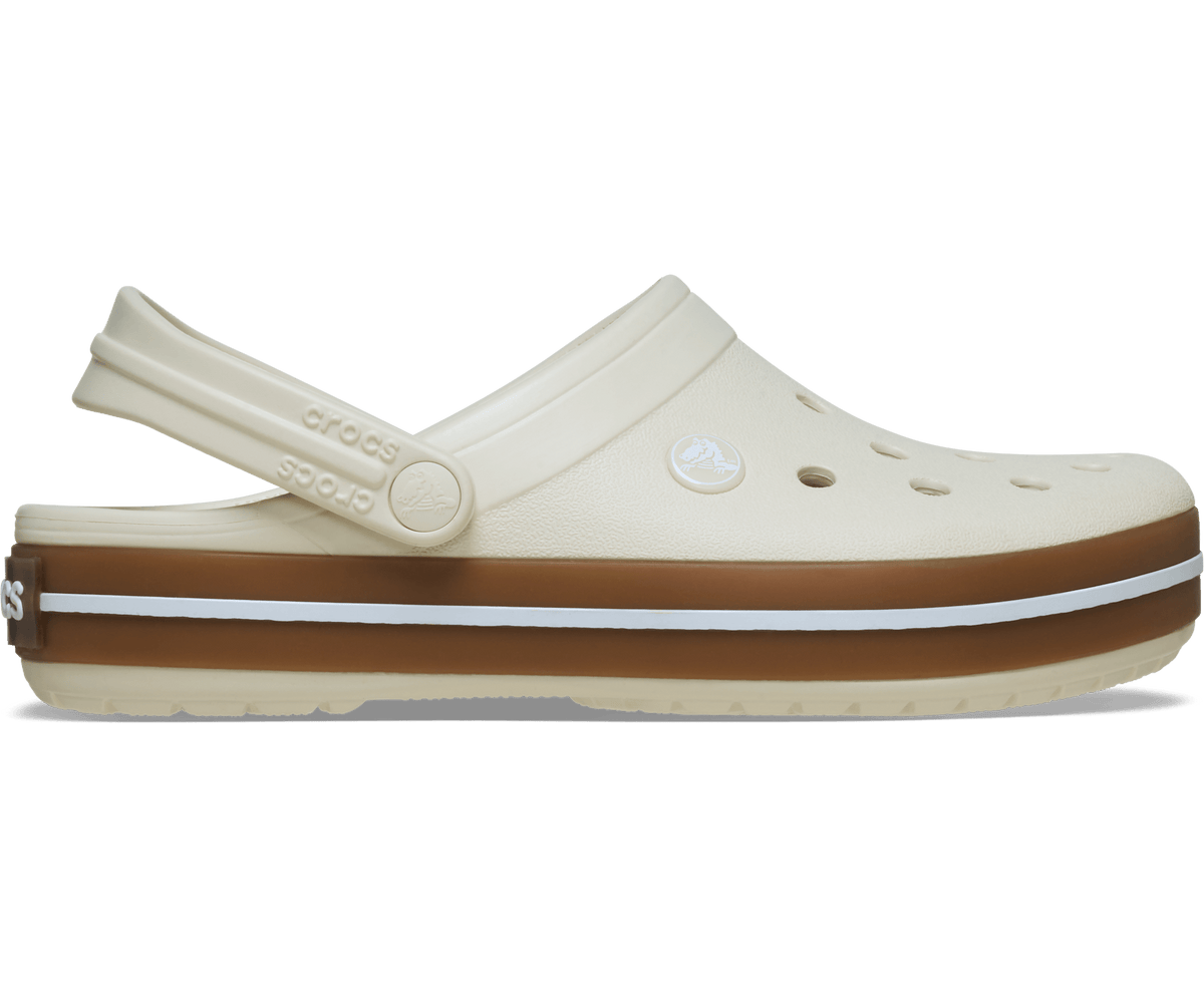 Crocs Men's Crocband Gum Clog - Summit White