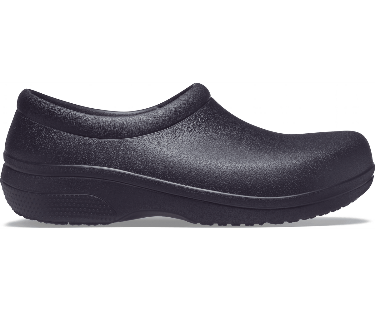 Crocs Women's On The Clock LiteRide Work Slip-On - Black
