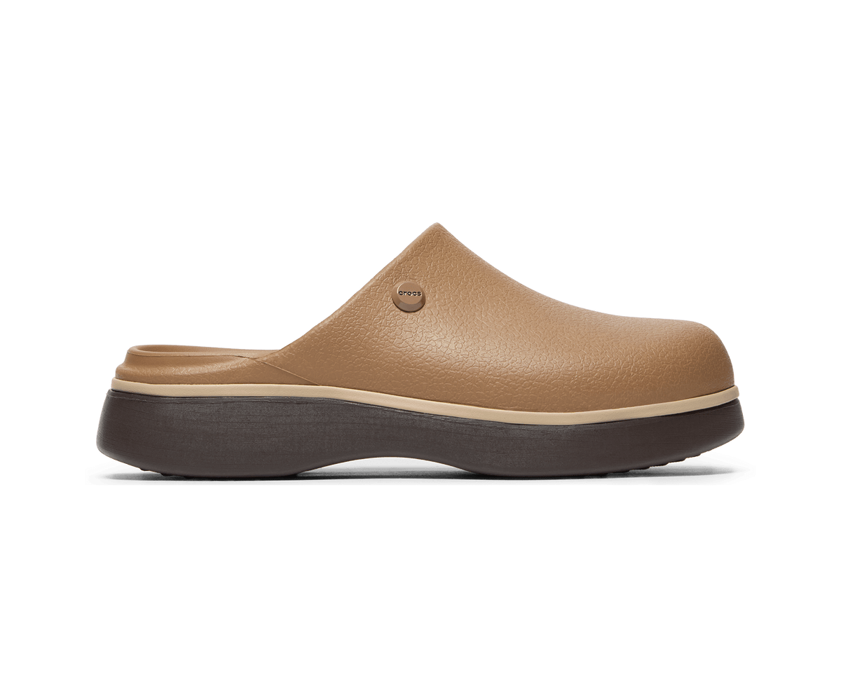 Crocs Women's Dylan Notched Clog - Sepia/Multi