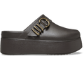 Crocs Women's Dylan Platform Boho Buckle Clog - Espresso