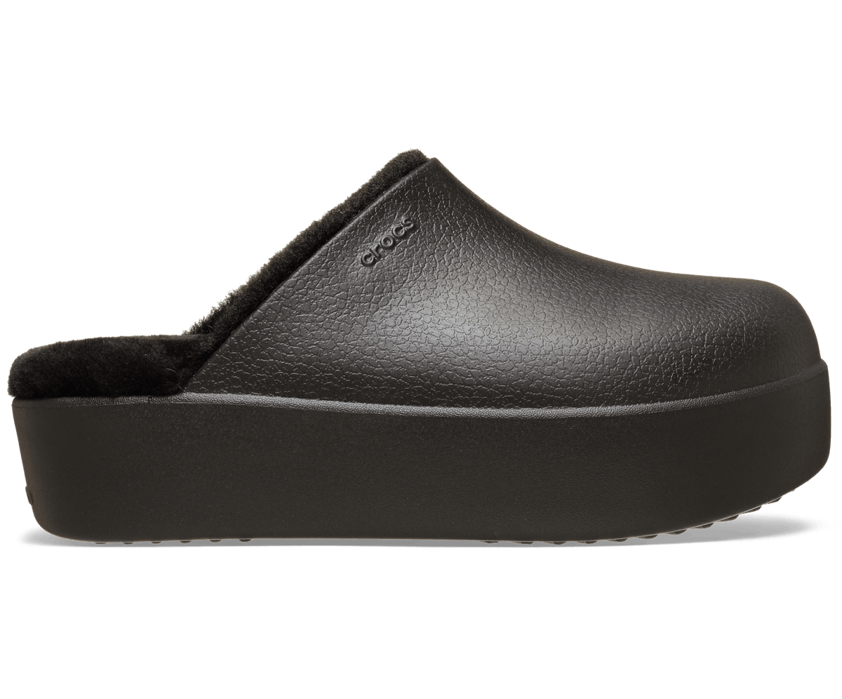 Crocs Women's Dylan Platform Lined Clog - Black