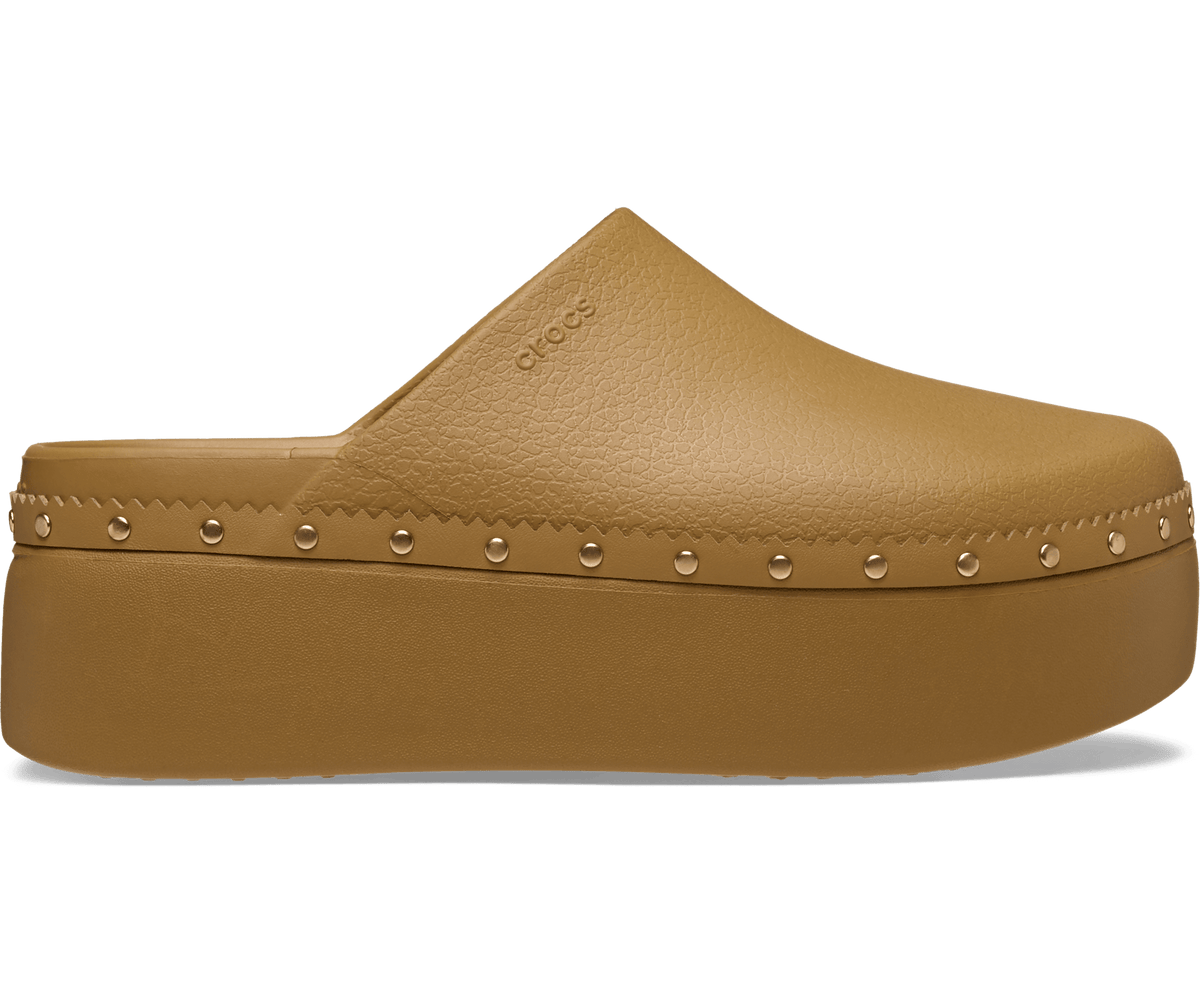 Crocs Women's Dylan Platform Studded Clog - Umber