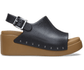 Crocs Women's Dylan Studded Platform Slide - Black/Sepia