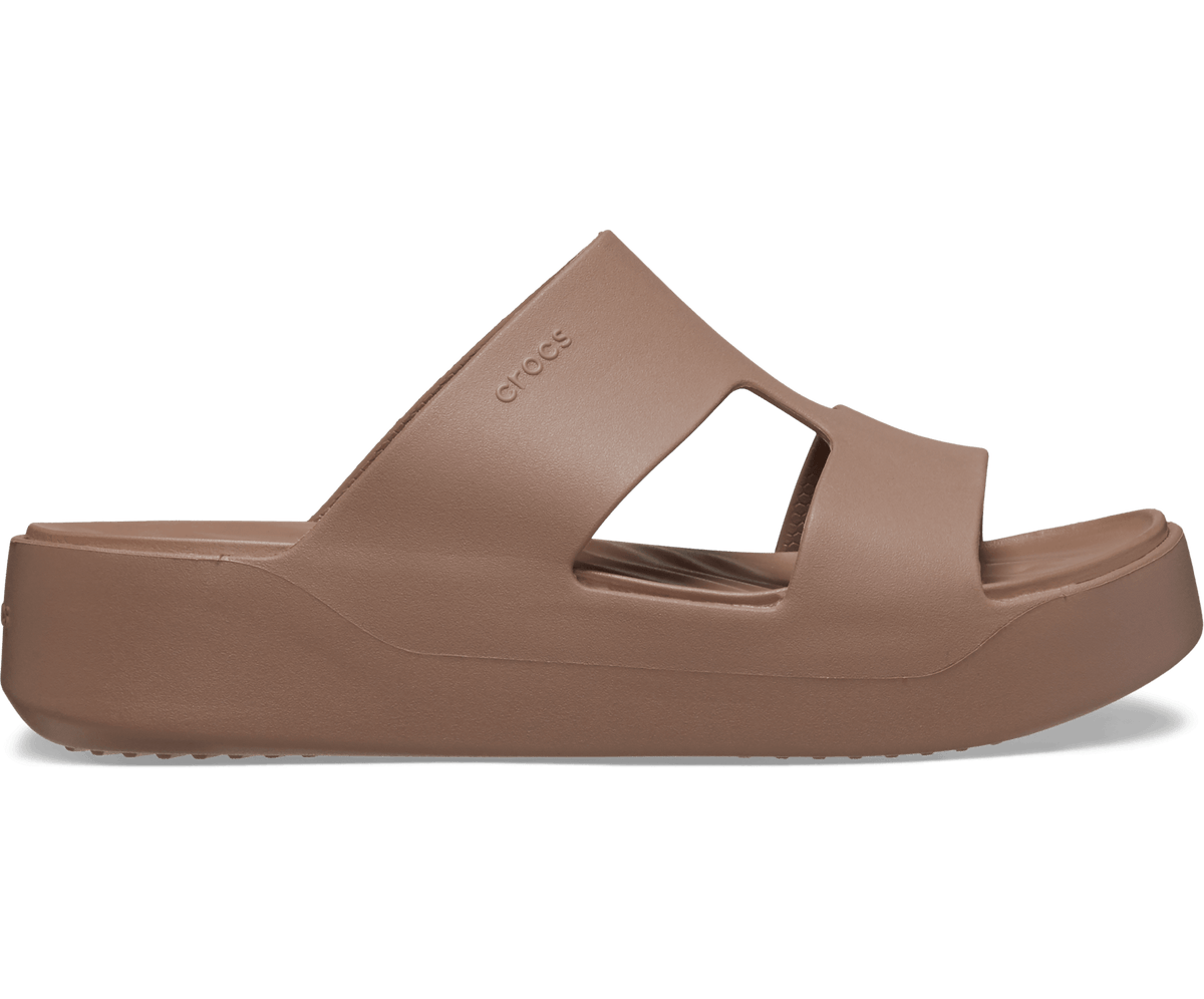 Crocs Women's Getaway Platform H-Strap - Latte