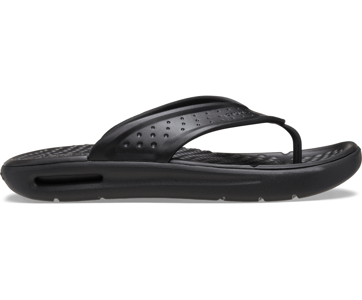 Crocs Men's InMotion LiteRide Flip - Black / Black