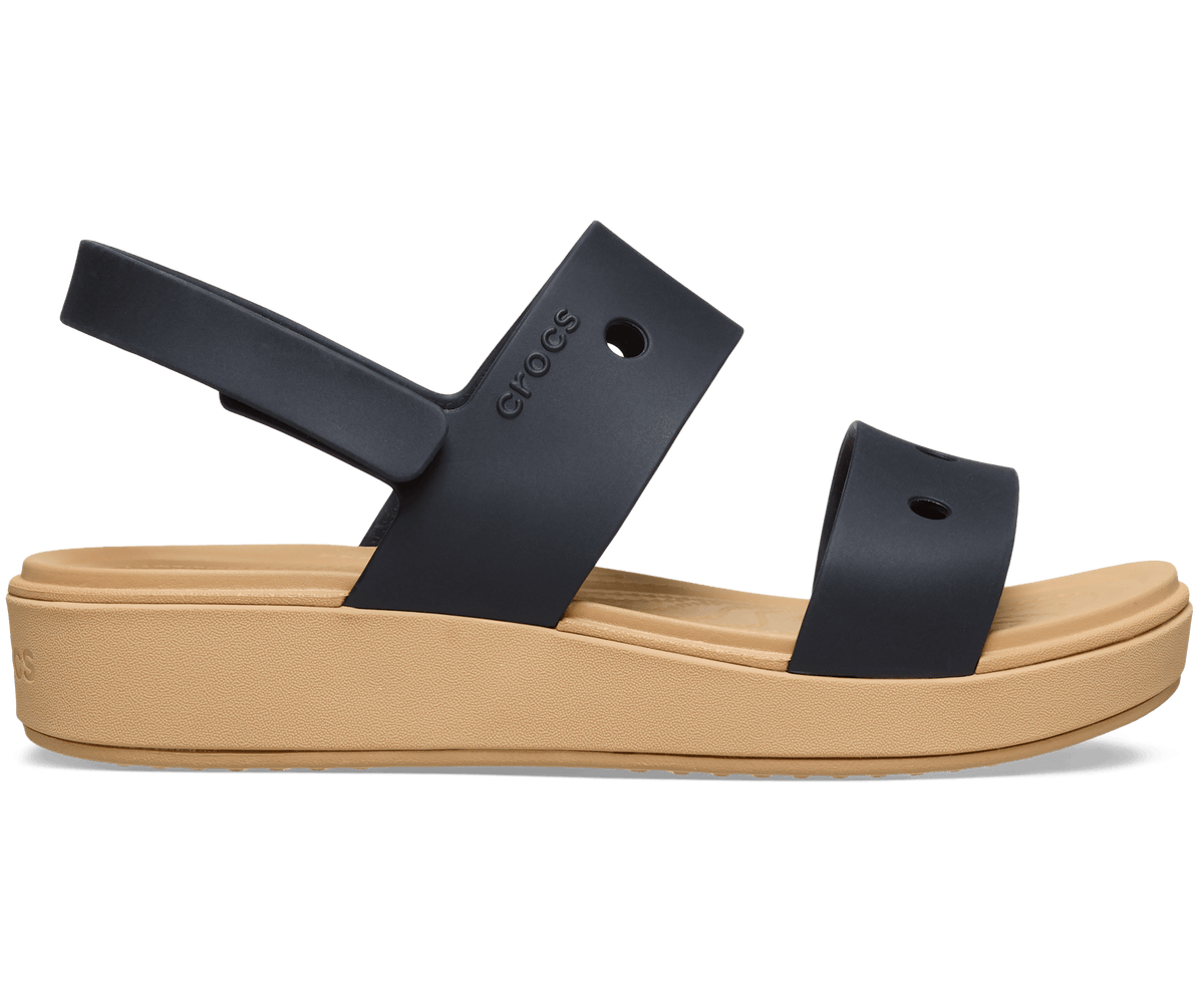 Crocs Kids' Brooklyn Sandal - Black/Cashew