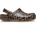 Crocs Kids' Classic Animal Clog - Sepia / Leopard