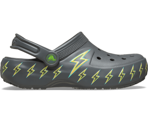 Crocs Kids' Classic Bolt Lights Clog - Carbon