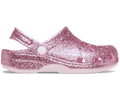 Crocs Kids' Classic Chunky Glitter Clog - Pink Milk