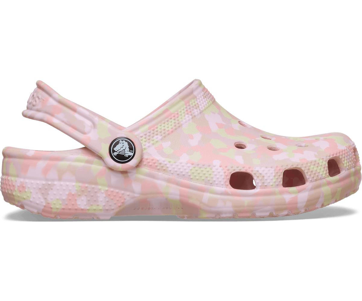 Crocs Kids' Classic Confetti Clog - Pink Milk/Multi
