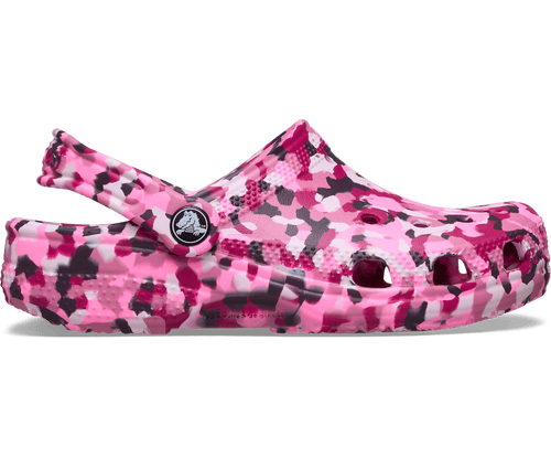 Crocs Kids' Classic Confetti Clog - Pink / Multi