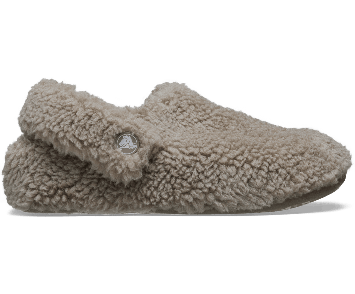 Crocs Kids' Classic Cozzzy Slipper - Mushroom
