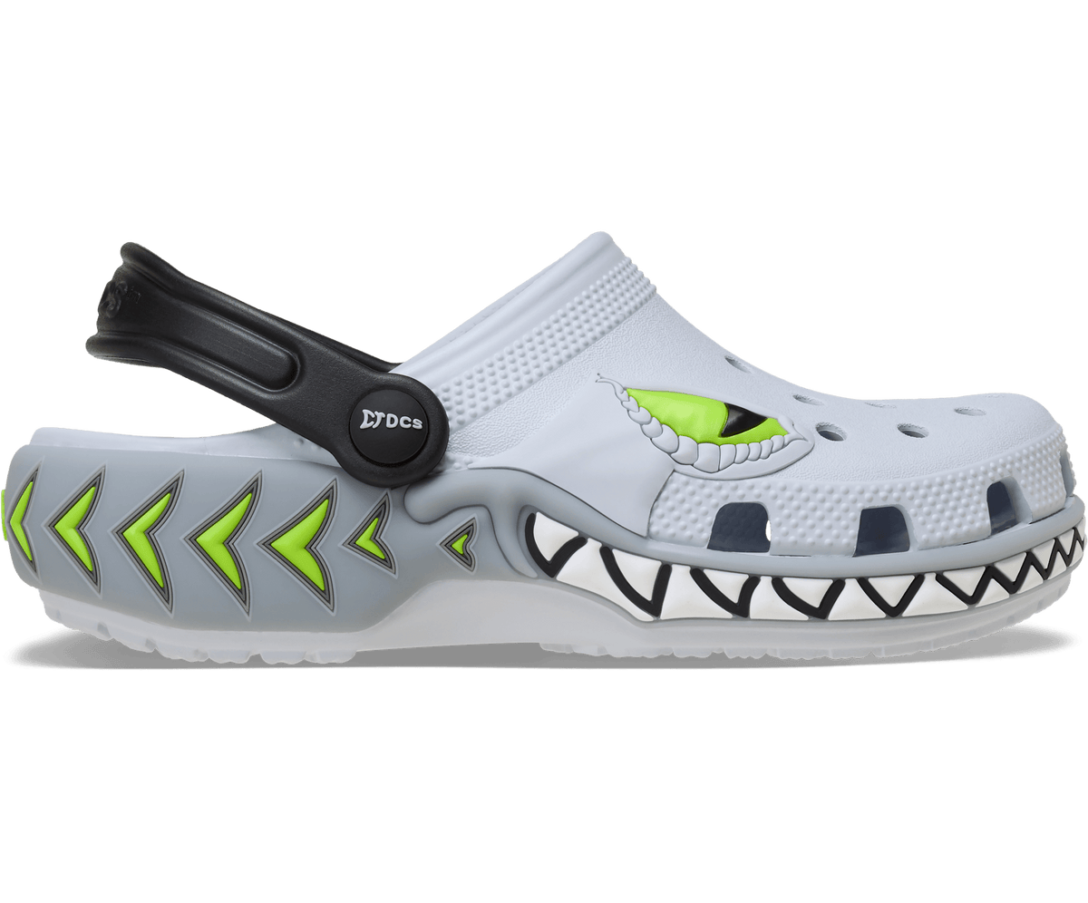 Crocs Kids' Classic Creature Lights Clog - Steel