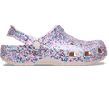 Crocs Kids' Classic Dazzle Glitter Clog - Cocoa CrÃ¨me