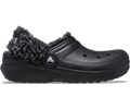 Crocs Kids' Classic Fleece Lined Clog - Black