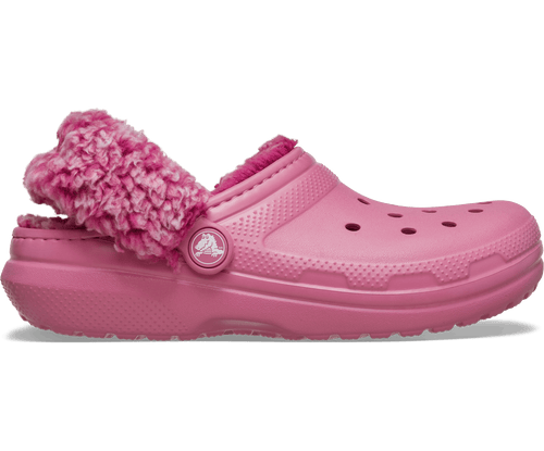 Crocs Kids' Classic Fleece Lined Clog - Quiet Rose