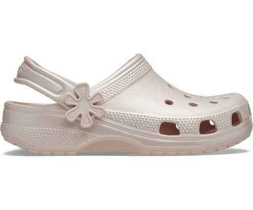 Crocs Kids' Classic Pearl Shine Clog - Quartz