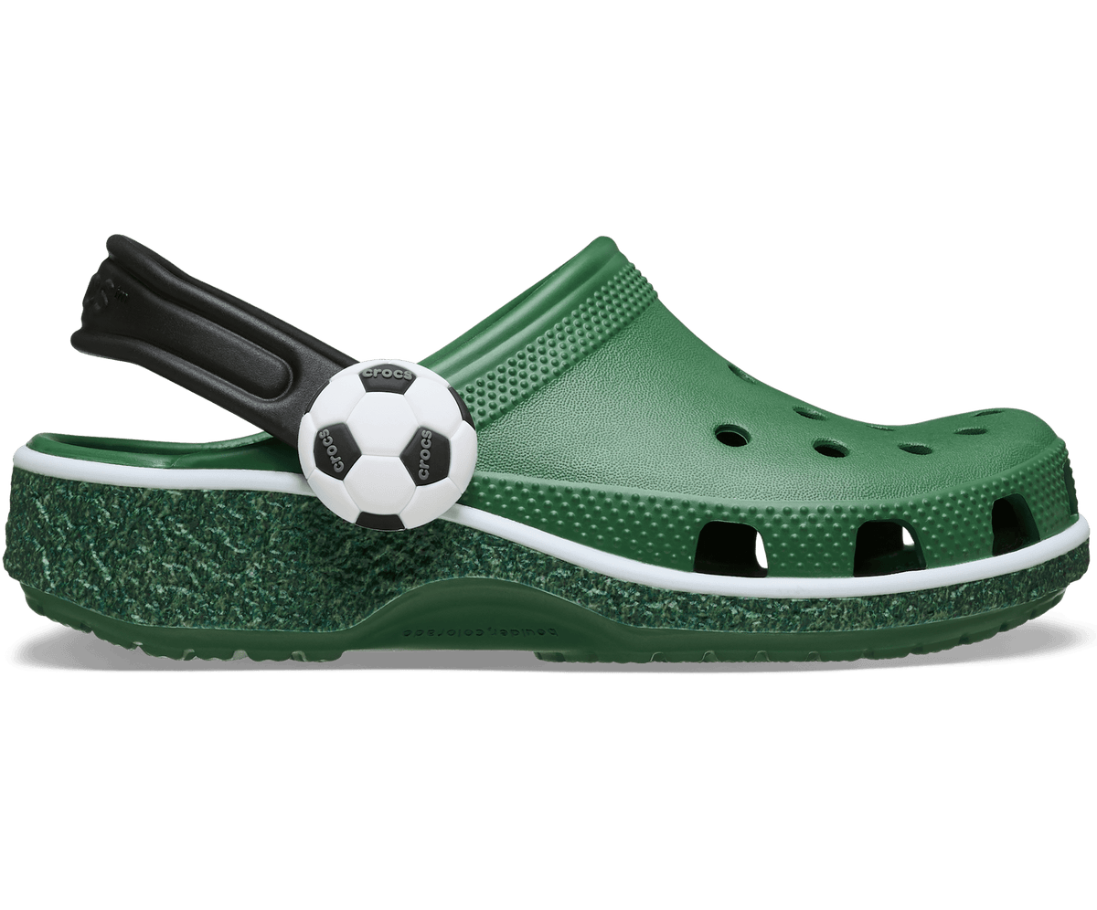 Crocs Kids' Classic Soccer Turf Clog - Turf Green