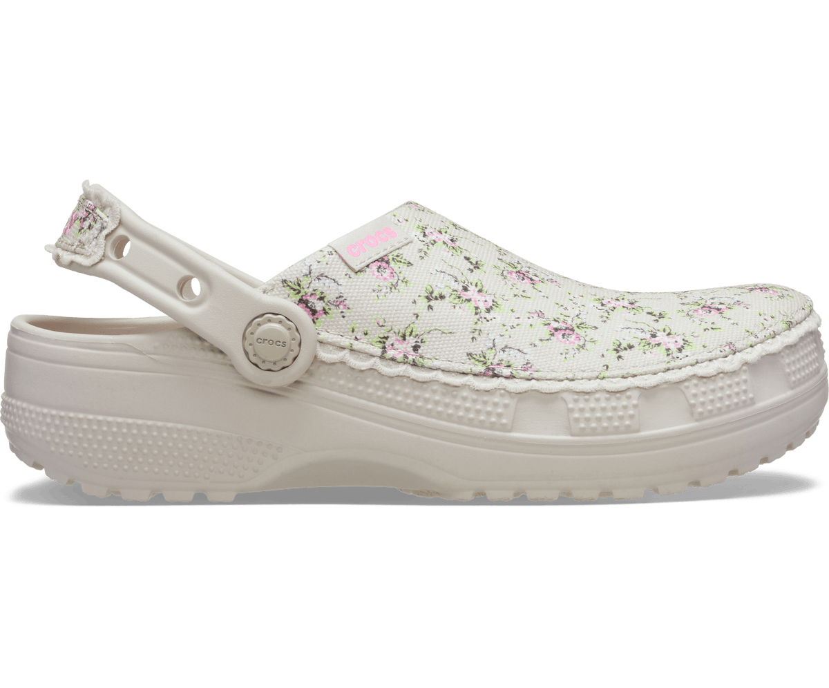 Crocs Kids' Crafted Ditsy Floral Clog - Cocoa CrÃ¨me