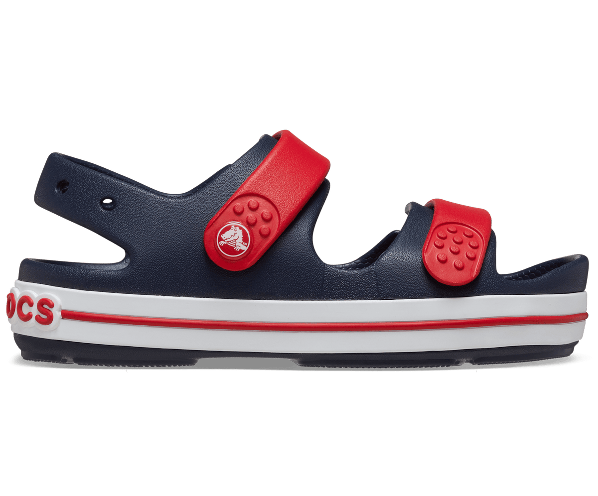 Crocs Kids' CrocbandCruiser Sandal - Navy / Varsity Red